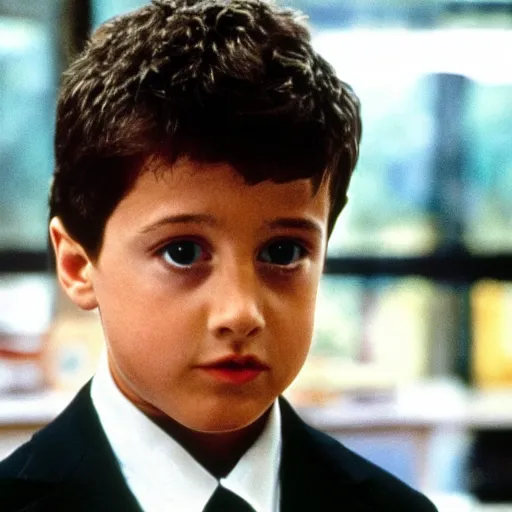 Prompt: silvester stallone in kindergartden cop, 4 k hd film still