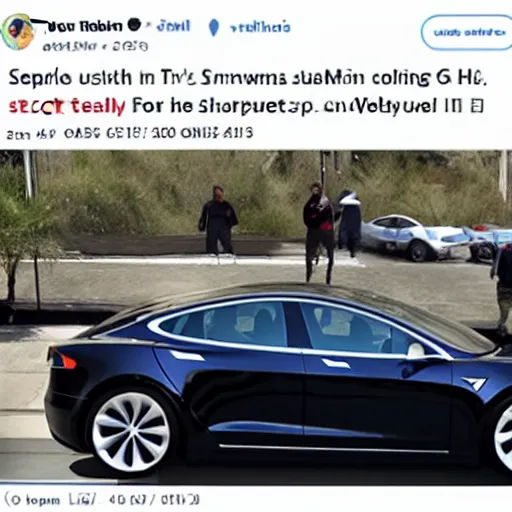 Image similar to tweet of elon musk writing stop shorting tesla