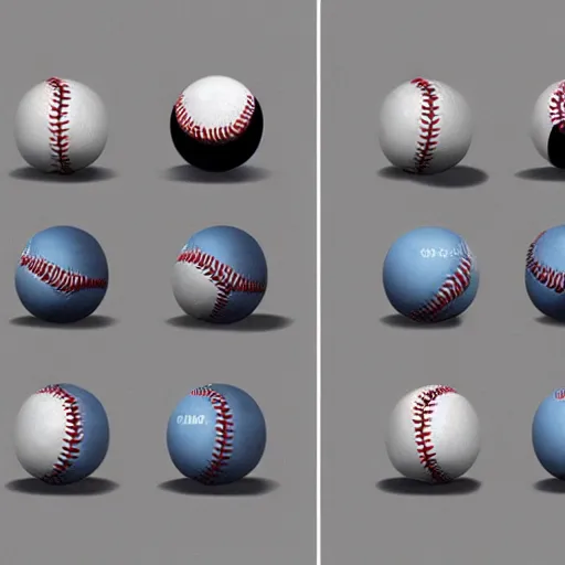 Image similar to baseball tidal wave of baseballs, concept art, by Takumi Park, detailed