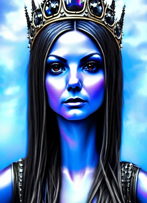 Image similar to metal statue of Victoria Justice as the down-to-earth princess of sorrowful tears. ultra detailed painting at 16K resolution and amazingly epic visuals. epically beautiful image. amazing effect, image looks gorgeously crisp as far as it's visual fidelity goes, absolutely outstanding. vivid clarity. ultra. iridescent. mind-breaking. mega-beautiful pencil shadowing. beautiful face. Ultra High Definition. godly shading. amazingly crisp sharpness. photorealistic film cel processed twice..