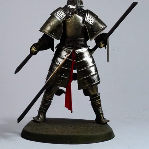 Prompt: a medieval knight that is also a japanese shogun