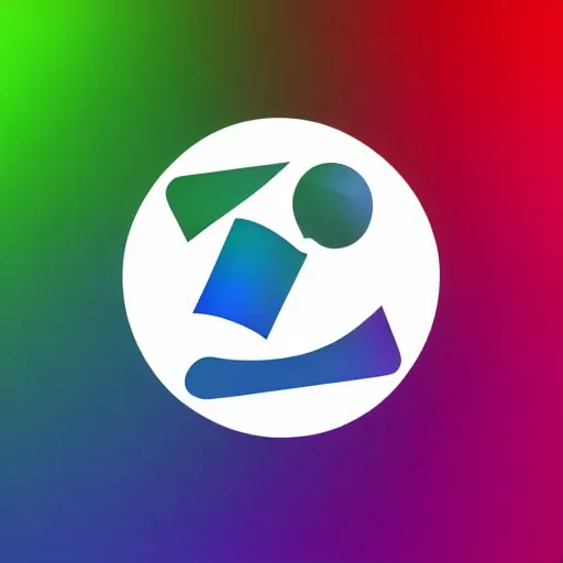 the discord logo but with inverted colors, Stable Diffusion