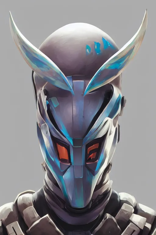 Image similar to epic mask helmet robot ninja portrait stylized as fornite style game design fanart by concept artist gervasio canda, behance hd by jesper ejsing, by rhads, makoto shinkai and lois van baarle, ilya kuvshinov, rossdraws global illumination radiating a glowing aura global illumination ray tracing hdr render in unreal engine 5