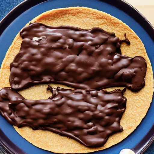 Prompt: chocolate taco