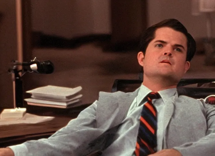 Image similar to film still of Matt Gaetz as Lester Burnham in American Beauty 1999