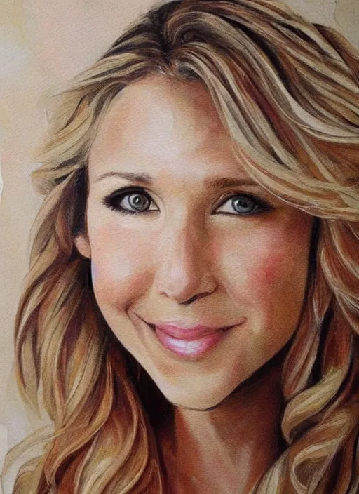 Image similar to beautiful art of Sarah Chalke, by David LaChapell