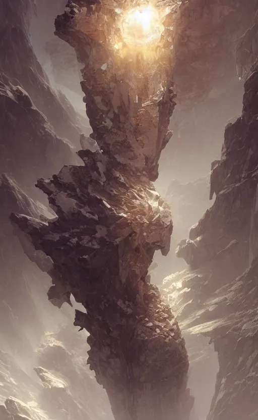 Image similar to a small crystal with white pulsing light, without humans, single gem, front energy game card, drark, marvel comics, dark, intricate, highly detailed, smooth, artstation, digital illustration by ruan jia and mandy jurgens and artgerm and wayne barlowe and greg rutkowski and zdislav beksinski