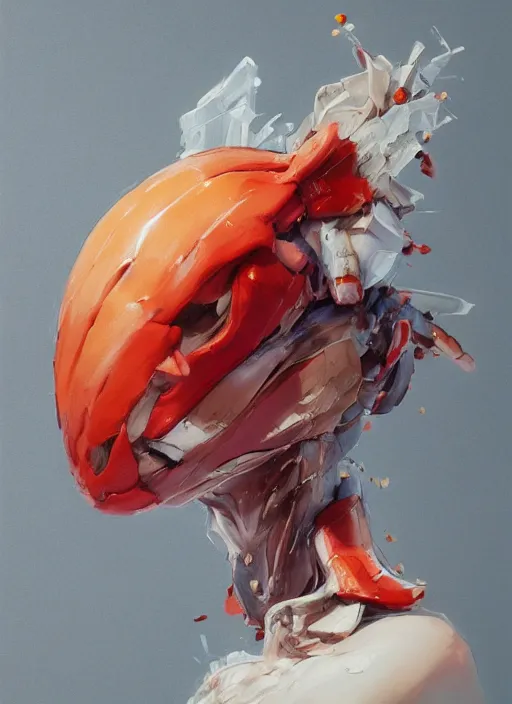 Prompt: semi reallistic gouache gesture painting, by yoshitaka amano, by ruan jia, by conrad roset, by dofus online artists, detailed anime 3 d render of a watermelon living inside a person's chest, portrait, cgsociety, artstation, rococo mechanical, digital reality, sf 5 ink style, dieselpunk atmosphere, gesture drawn