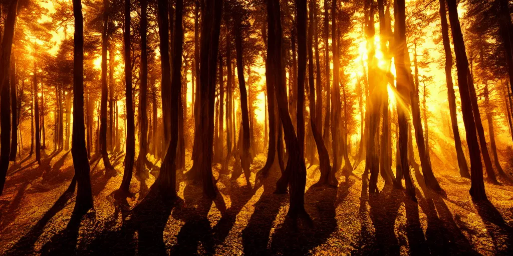 Prompt: tolkien forest, ents, by sapna reddy, ansel adams during golden hour, cinematic forest lighting, hyperdetailed crystalline masterpiece incrustations, volumetric, diffuse, real life landscape, aperture f. 1 1