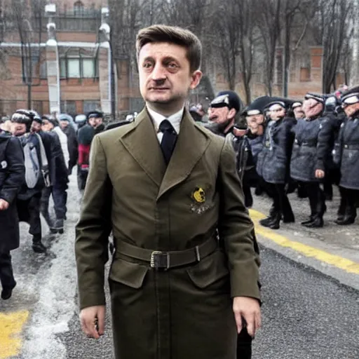 Prompt: zelensky was a hitler on the moscow