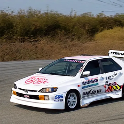 Prompt: Toyota Corolla SE drifting