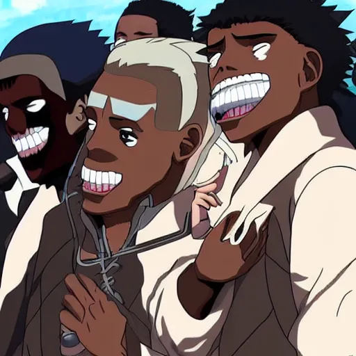 Kanye west in the anime 