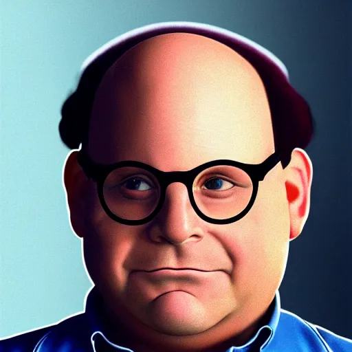 Prompt: george costanza with hair, real, real life, realistic, hyperrealistic, highly detailed, very detailed, intricate details, 4 k resolution, 8 k resolution, hd quality, real world, very realistic
