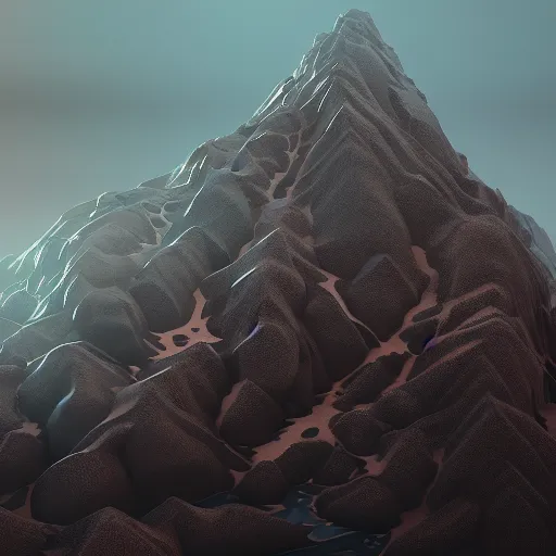 Prompt: cross between mountain and jonah hill :, dynamic, particulate, intricate, elegant, highly detailed, centered, artstation, smooth, sharp focus, octane render