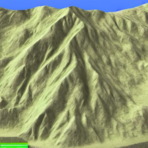 Image similar to heightmap of mountain