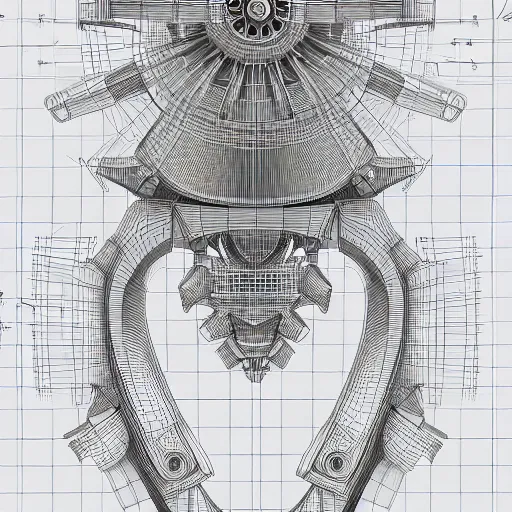 Image similar to a concept of a detailed and intricate design of a mechanical deconstructor 3 d design, great finesse organic hyper detailed, engineering blueprints, technical drawings, calculus, stained paper,