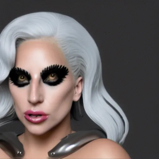 Prompt: lady gaga made in unreal engine 5