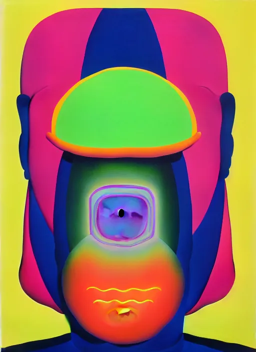 Prompt: person wearing a balaclava by shusei nagaoka, kaws, david rudnick, airbrush on canvas, pastell colours, cell shaded, 8 k