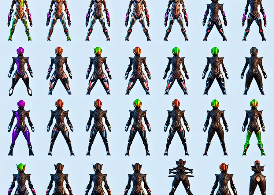 Prompt: female kamen rider character concept art sprite sheet of abstract rhino concept, big belt, single horn, human structure, concept art, hero action pose, human anatomy, intricate detail, hyperrealistic art and illustration by irakli nadar and alexandre ferra, unreal 5 engine highlly render, global illumination