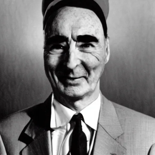 Image similar to a photo of a greyhound dressed up as J. Robert Oppenheimer, photo, 8k