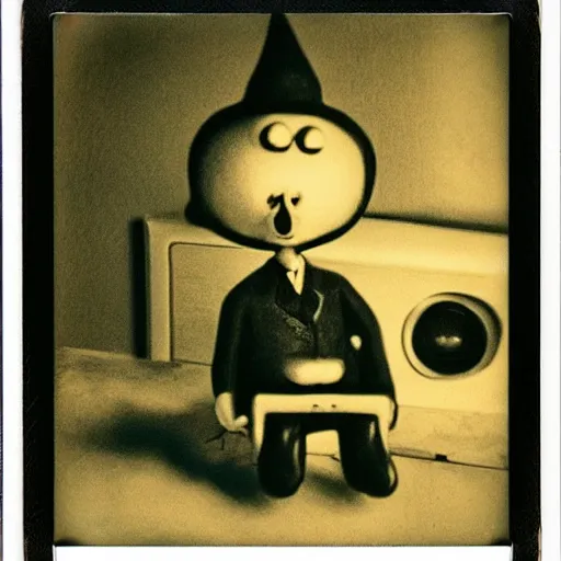 Image similar to a polaroid photograph in the style of gary baseman, by robert crumb, by jim henson, cinematic lighting, soft lighting, surreal, pulp, photorealism