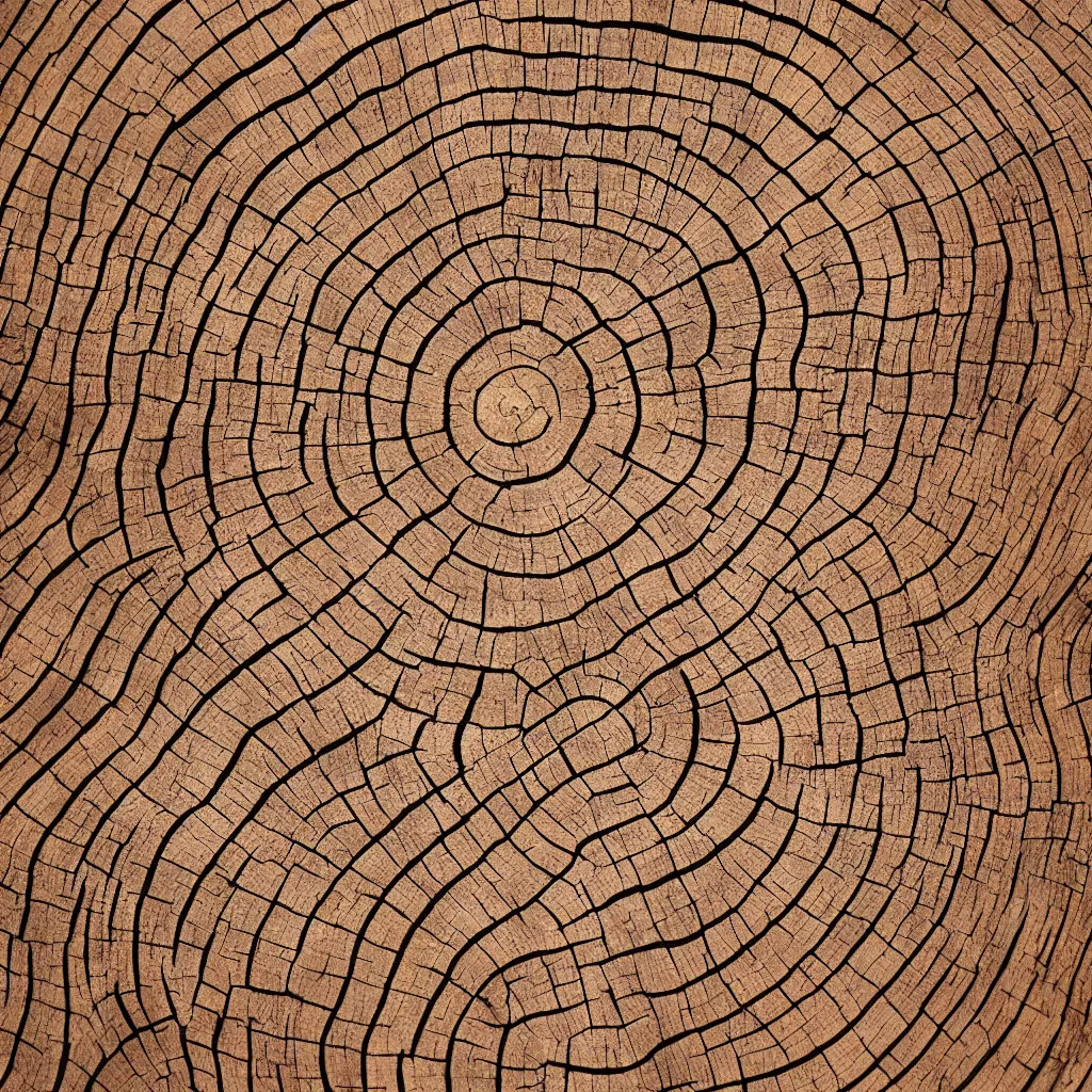 Prompt: tree rings in a square shape, 8 k