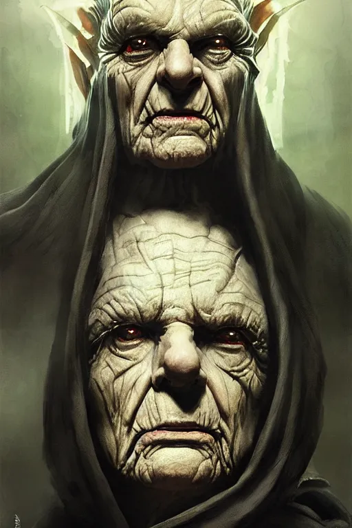 Image similar to emperor palpatine, sorcerer, lord of the rings, tattoo, decorated ornaments by carl spitzweg, ismail inceoglu, vdragan bibin, hans thoma, greg rutkowski, alexandros pyromallis, perfect face, fine details, realistic shaded