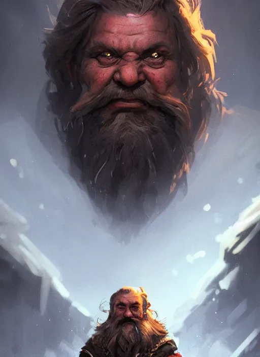 Image similar to portrait, dwarf king, glowing eyes, bokeh on background, dramatic lighting, cinematic, establishing shot, extremly high detail, foto realistic, cinematic lighting, post processed, concept art, artstation, matte painting, style by eddie mendoza, raphael lacoste, alex ross