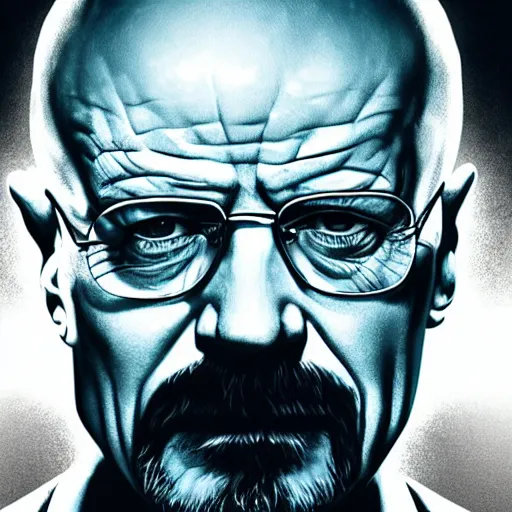 Image similar to walter white as incredible hulk