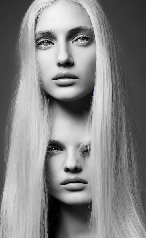 Prompt: attractive beautiful long blonde hair young model full body wearing shirt, soft, cute, 1 9 6 0 ’ s fashion, 1 5 0 mm f 2. 8, extreme close up face shot, hasselblad, photo by brian ingram, david lazar, lisa kristine, steve mccurry, high quality, symmetrical face, clear skin, 4 k, dramatic lighting