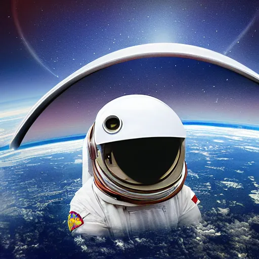 Image similar to an ant wearing an astronaut helmet on an airplane