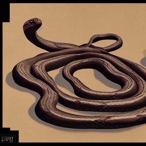 Prompt: a giant snake. concept art by ram chandra shukla, cgsociety, cobra!!, concept art, 2 d game art, official art