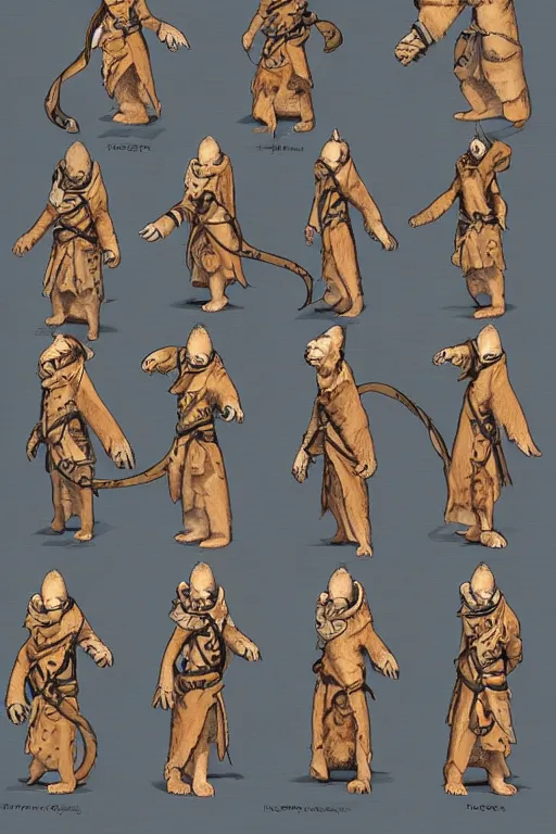 Image similar to Humanoid Cheetah, Animal face, D&D, Tabaxi Monk, Solo 3/4 Portait, Simple Robes, fantasy setting