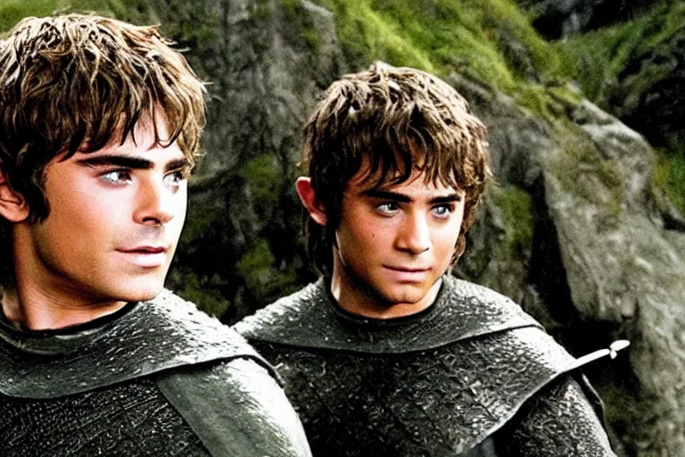 Image similar to zac efron in lord of the rings