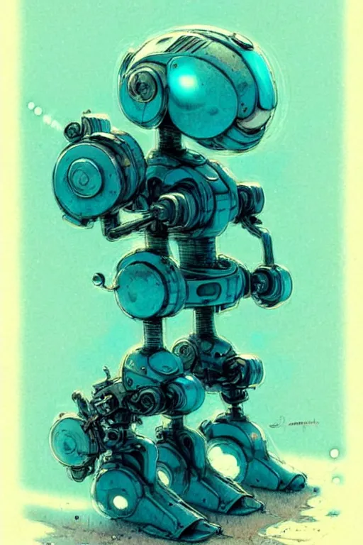 Image similar to (((((3000s cyan robot.))))) by Jean-Baptiste Monge !!!!!!!!!!!!!!!!!!!!!!!!!!!