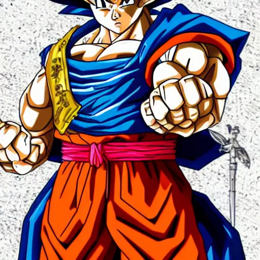 Image similar to goku as a knights of the zodiac, golden armour, intricate ornaments, detailed, anime, myazaki