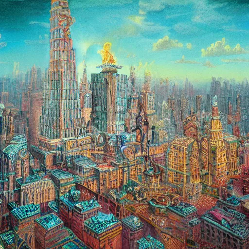 Image similar to city made out of flesh, 1 9 2 0 ’ s colored pencil, highly detailed, highly accurate, abstract art, deep aesthetic, 8 k, highly ornate intricate details, cinematic lighting, rich colors, ray tracing, hyperrealistic, photorealistic, cinematic landscape, trending on artstation,