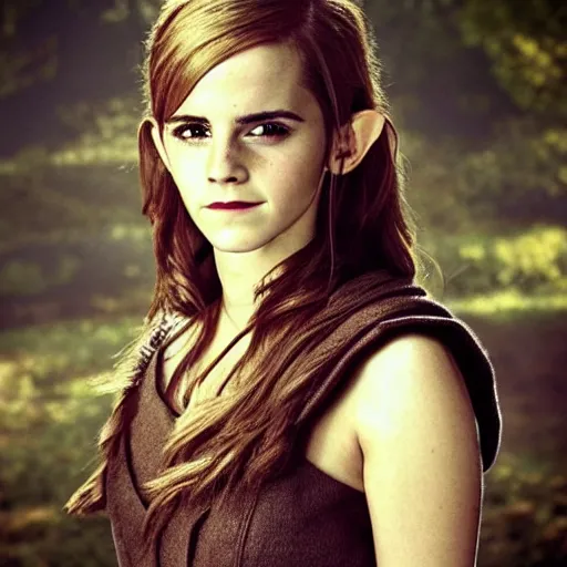 Image similar to emma watson as a wood elf