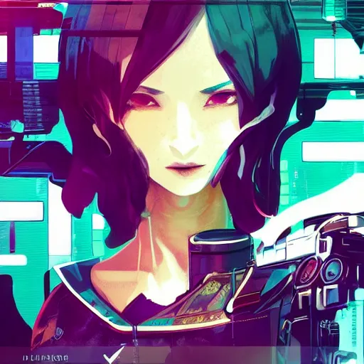 cyberpunk anime girl flip skateboard, sport, neonpunk,, Stable Diffusion