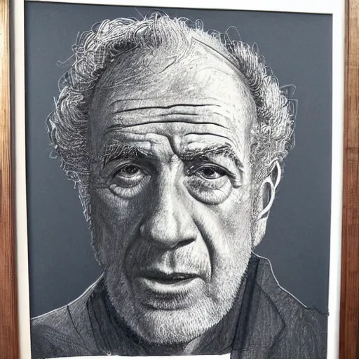 Image similar to figurativism proportional detailed portrait of james caan at elderly age of 1 0 5