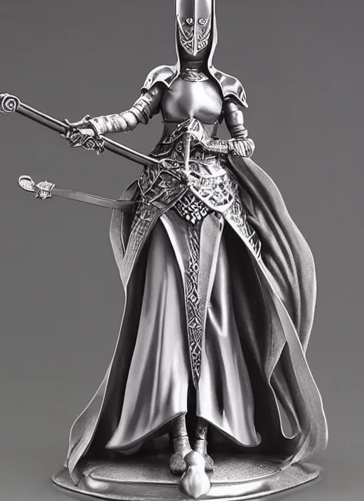 Image similar to 80mm, resin detailed model figure of Alchemy Imperial Princess knight gothic silver