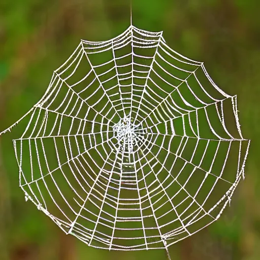 Image similar to ancient wise spider web king of the forest iridiescent