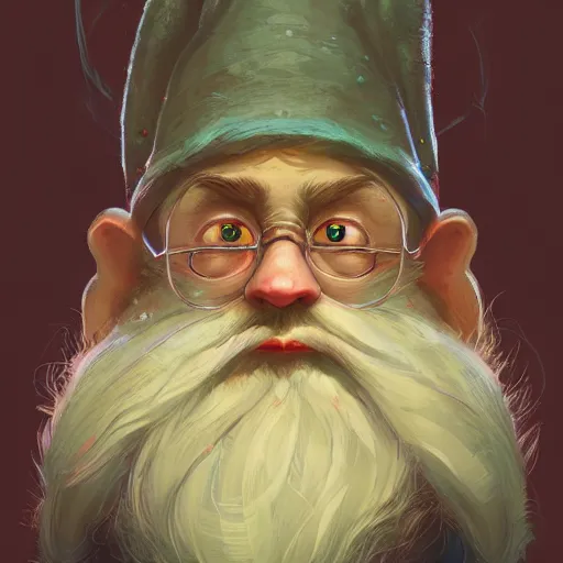 Prompt: a detailed portrait of a gnome wizard, by victo ngai and justin gerard, digital art, realistic painting, very detailed, fantasy, dnd, character design, trending on artstation