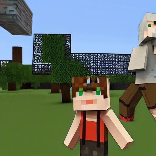 Prompt: minecraft steve in the style of danganronpa, 8k