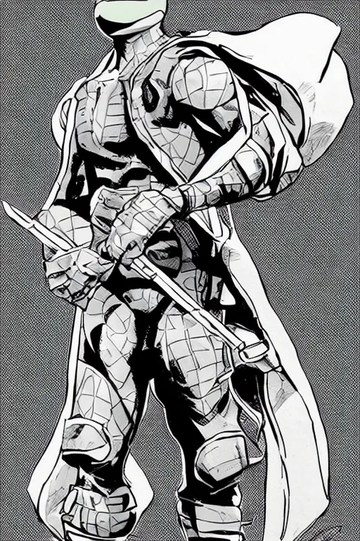 Image similar to prince rodgers nelson a a teenage mutant ninja turtle, full body, pen an ink, comic books style, very detailed, by eric talbot, artstation, pinterest