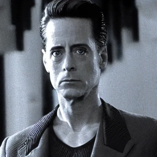 Prompt: A still of Agent Cooper from Twin Peaks in Dune (1984)