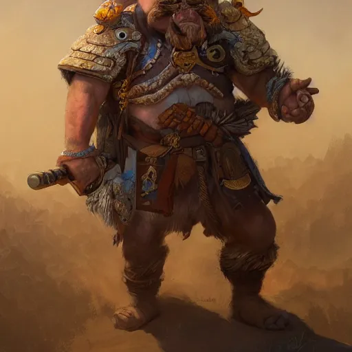 Prompt: a detailed portrait of a post - apocaliptyc pig warrior, by justin gerard and greg rutkowski, digital art, realistic painting, dnd, character design, trending on artstation