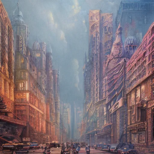 Prompt: city made out of flesh, 1 9 2 0 ’ s colored pencil, highly detailed, highly accurate, abstract art, deep aesthetic, 8 k, highly ornate intricate details, cinematic lighting, rich colors, ray tracing, hyperrealistic, photorealistic, cinematic landscape, trending on artstation,