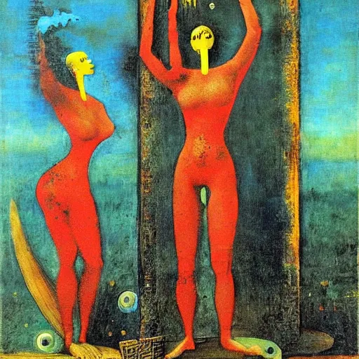 Image similar to a Max Ernst painting