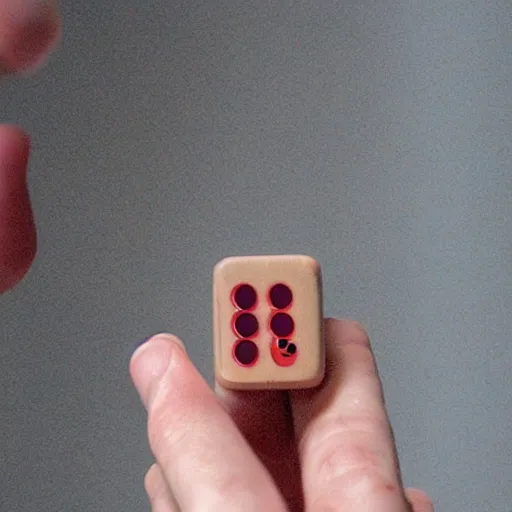 Image similar to the dice man giving you the finger